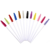disposable nylon eyelash brushstick color rod eyelash combeyelash curleyebrow comb 50pack of brush color eyelash brush