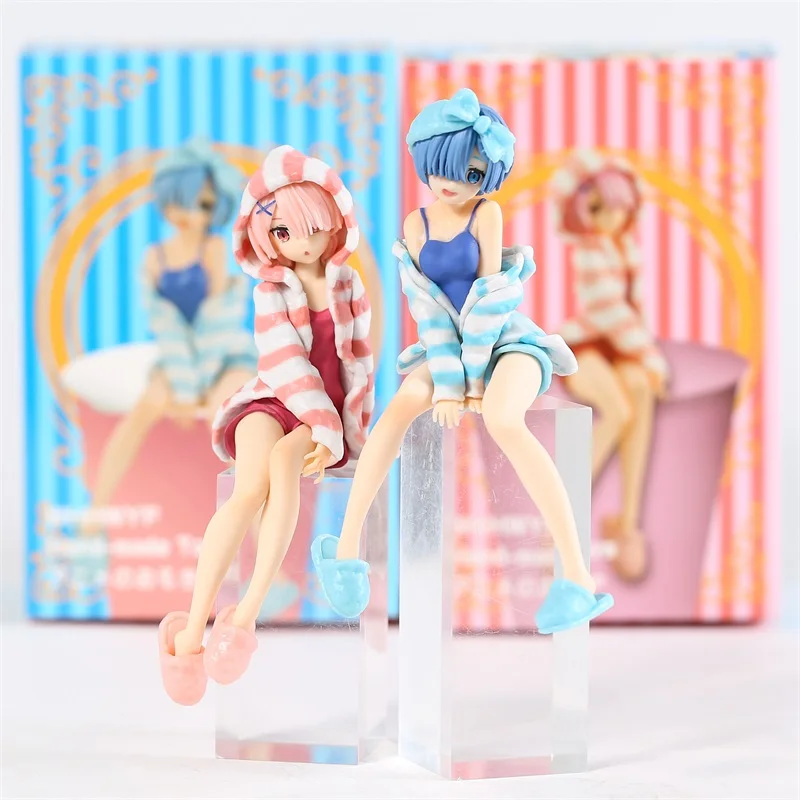 

Re Zero Starting Life in Another World Rem Ram Roomware Ver. PVC Figurine Doll Model Figure Toy Christmas Gift