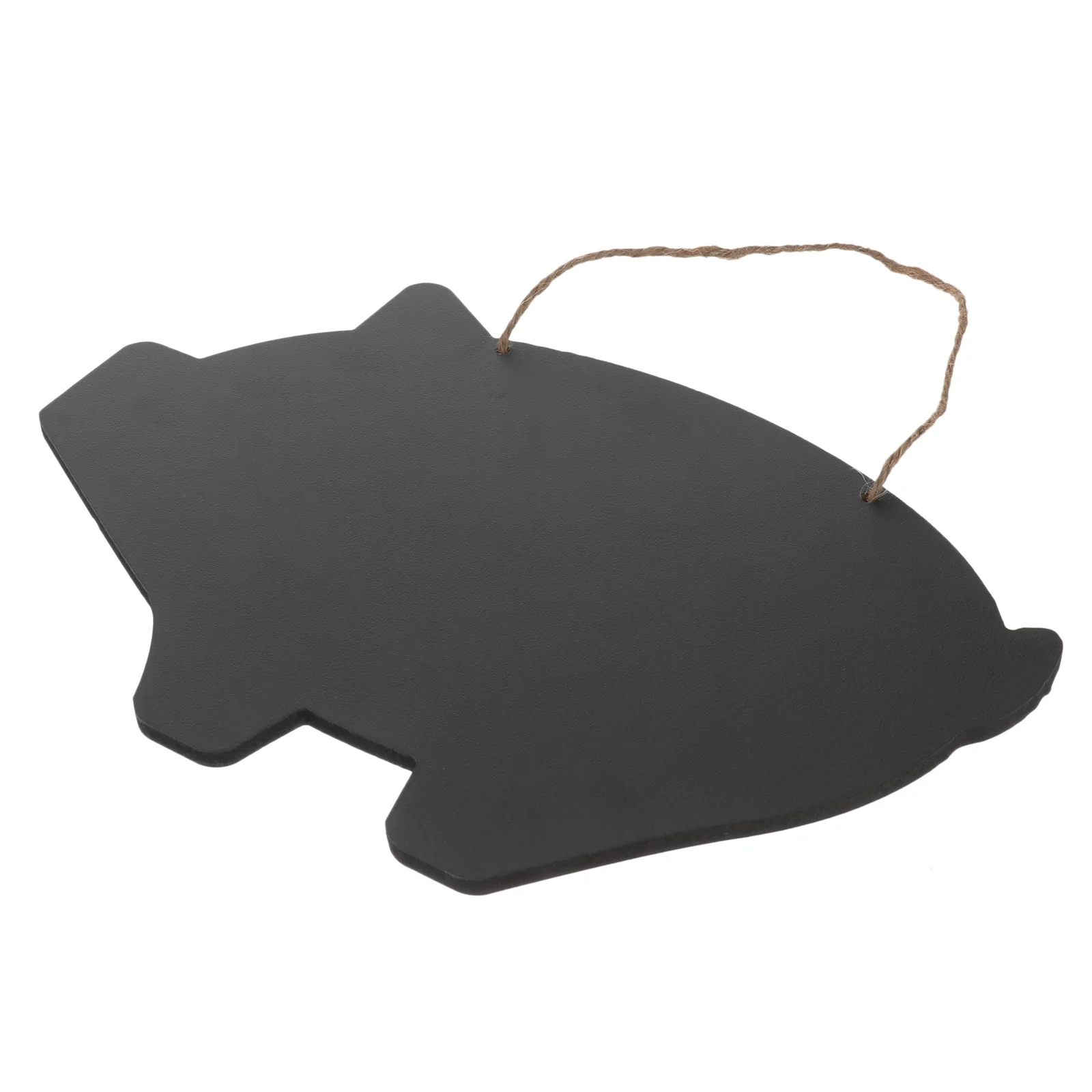 

1pc Shape Hanging Blackboard Creative Hanging Message Board Blank Board