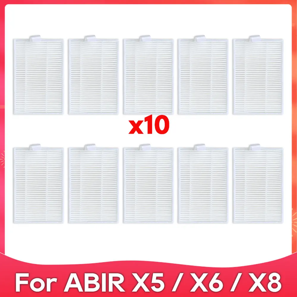 Боковая щетка и HEPA фильтр для роботов-пылесосов ABIR X5 / X6 / X8 / Genio Navi N600 / REDMOND RV-R650S / 670S