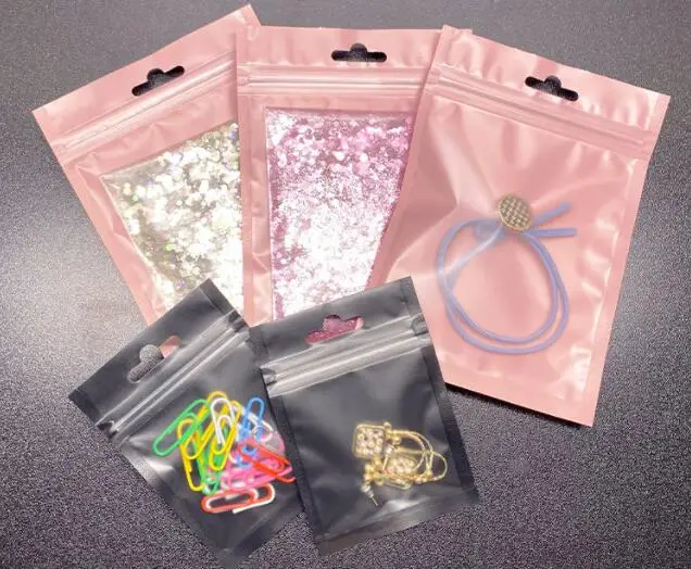 

100 шт., голографические мини-сумки из алюминиевой фольги