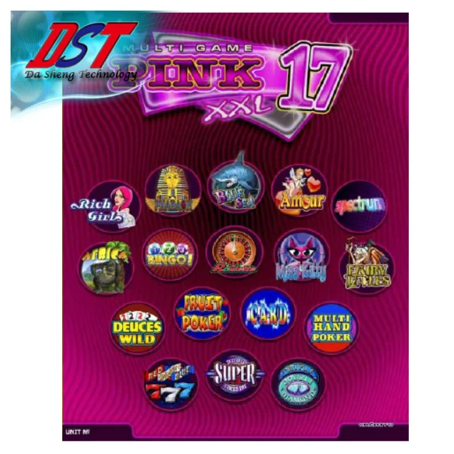 

XXL Pink 17 vertical slot xxl multigame board