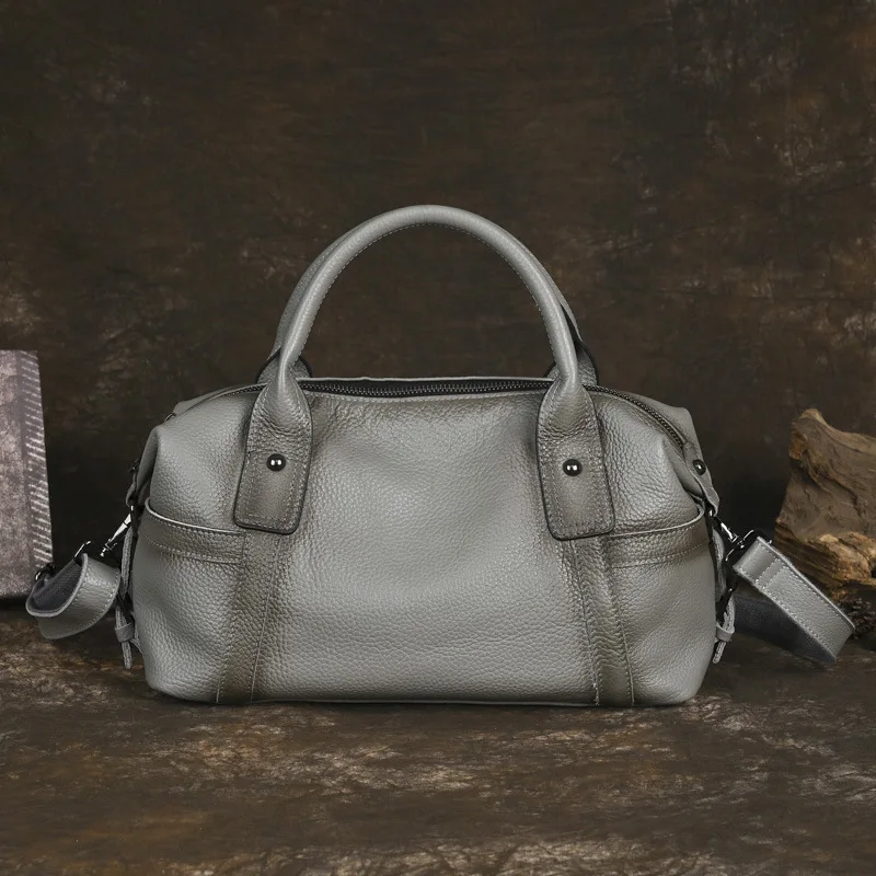 Универсальная женская сумка Johnature новинка 2024 однотонные сумки на плечо из