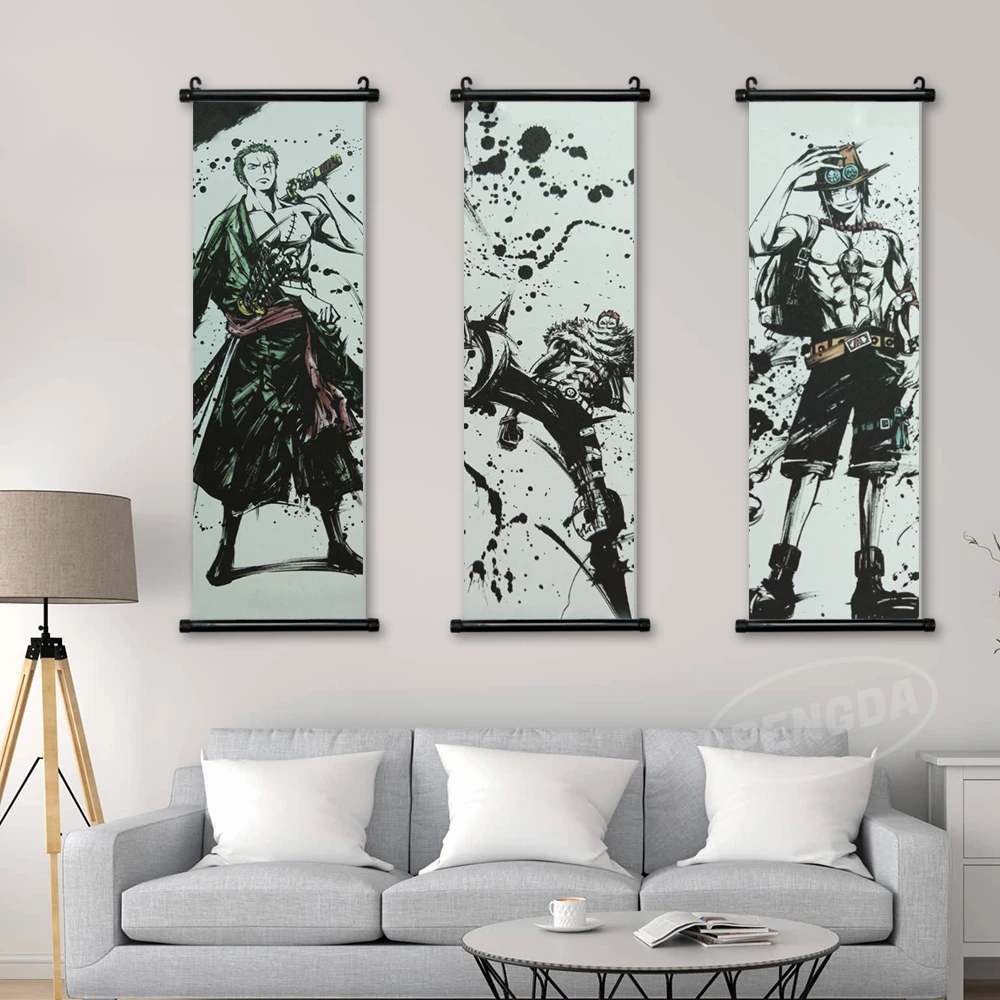 Домашнее украшение аниме подвесной плакат на холсте с изображением рассекающего