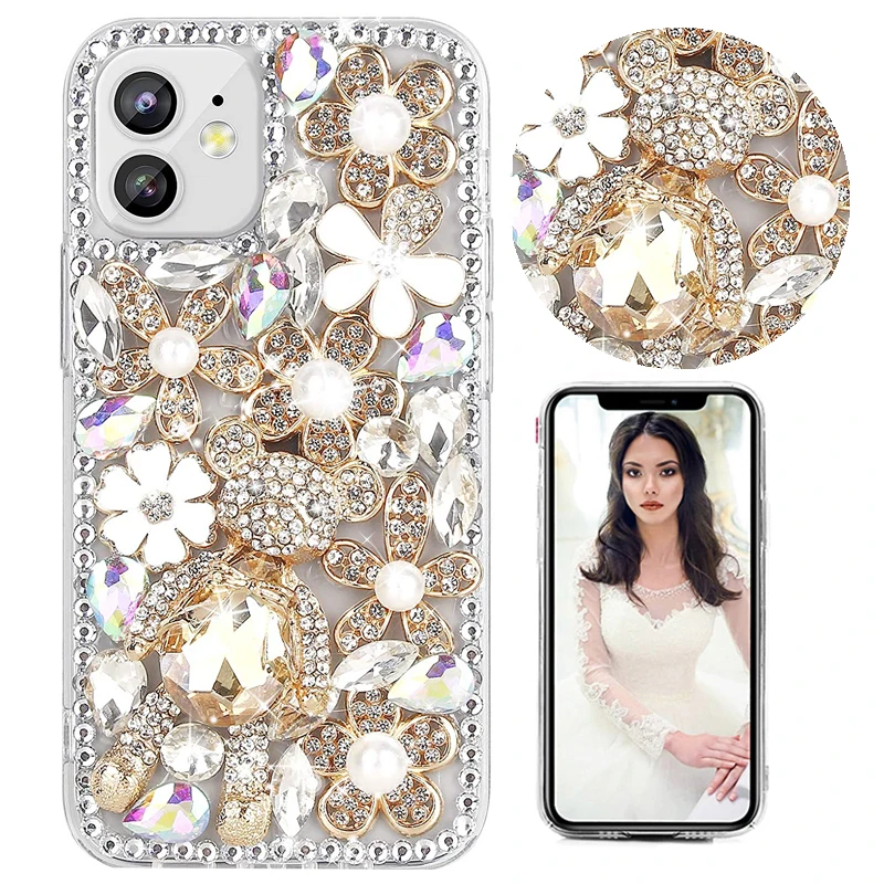 

Защитный чехол со стразами для Huawei P30 Pro 2020 Mate 20 30 Pro