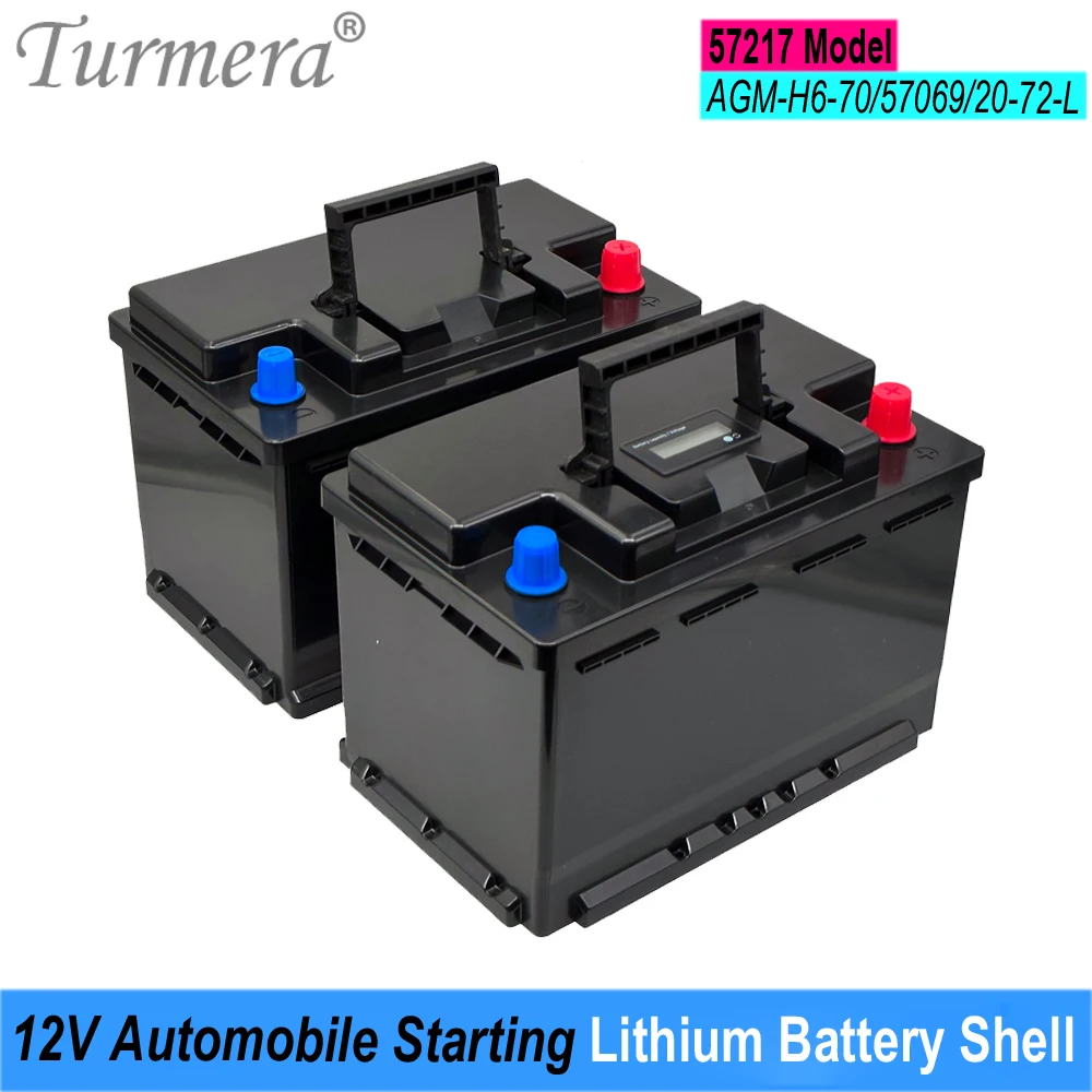 

Автомобильный батарейный блок Turmera серии 12 В 57217, Автомобильный Запуск, литиевые батареи, корпус для AGM H6-70 57069, замена свинцово-кислотного использования