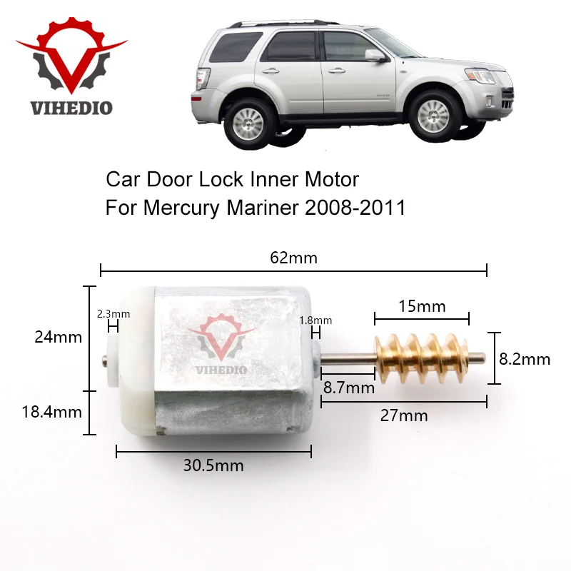 

Привод для автомобильного дверного замка Mercury Mariner 2008-2011, внутренний двигатель OEM, Электрический сердечник 12 В, замена мощности, высококачественный двигатель «сделай сам»