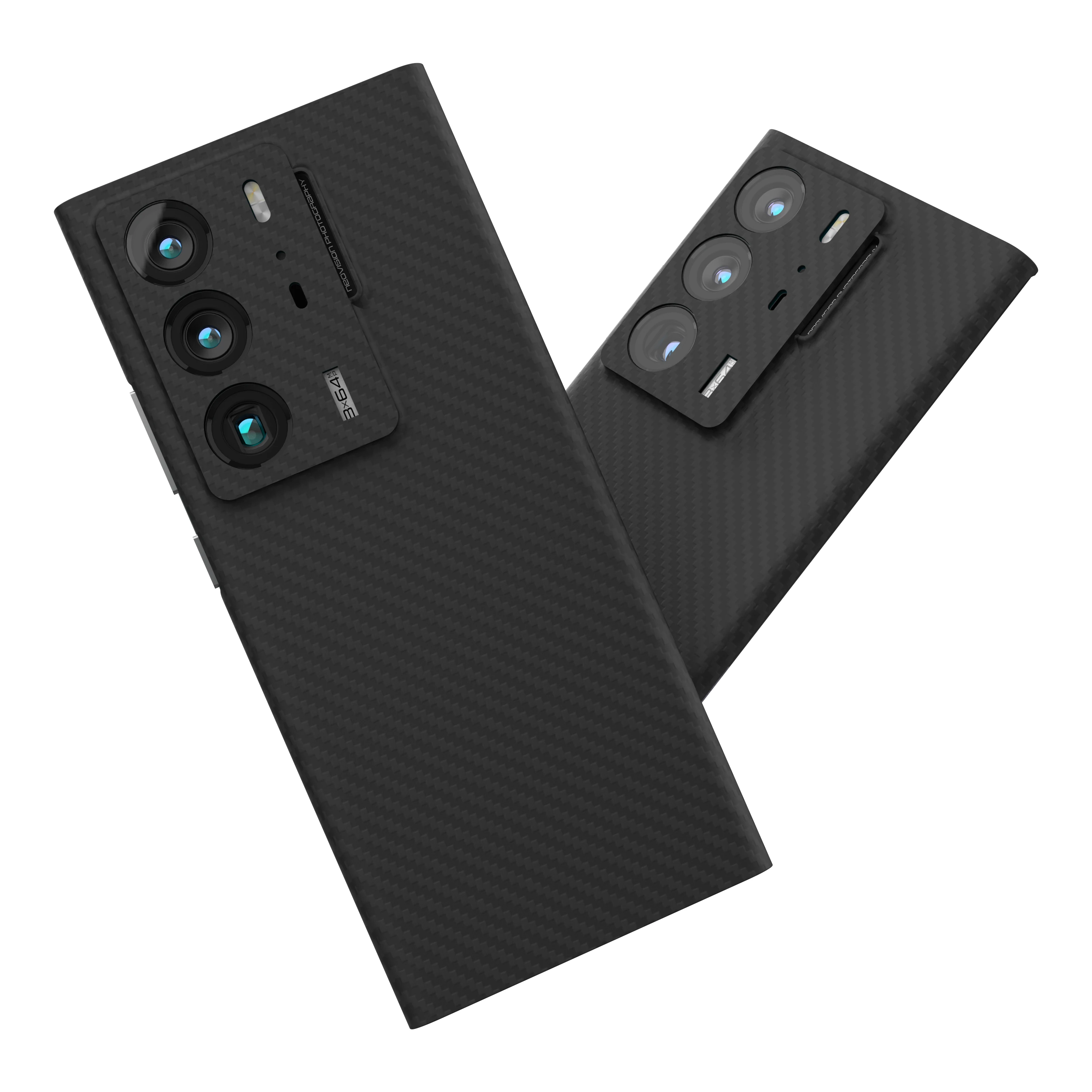 Cena Prawdziwa Czysta Obudowa Z Włókna Węglowego Do ZTE Axon 40 Ultra Oryginalna Oficjalna Konstrukcja Włókno Aramidowe Do Obudowy ZTE Axon 40 Pro Ultra 5G