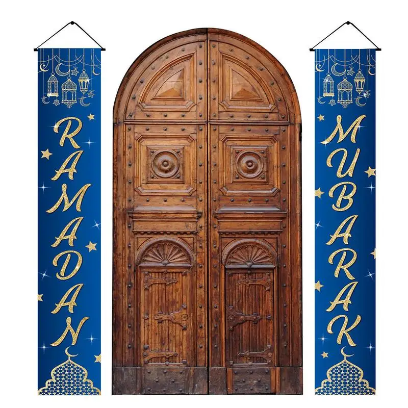 

Передняя дверь, исламский баннер Eid Al Fitr, знак крыльца 70.9X11.8 дюймов, исламский баннер для ИД Al Fitr, исламский подвесной баннер для вечеринки