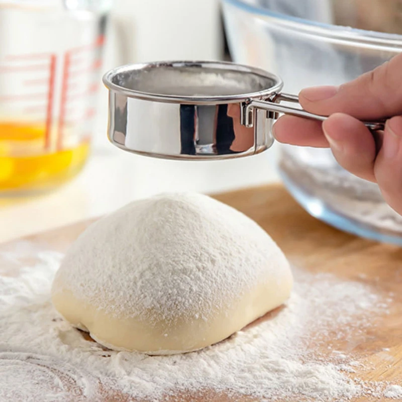 

Сито для муки, профессиональное сито из нержавеющей стали, мелкая сетка для выпечки