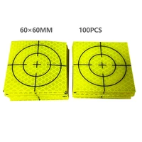 100pcs brand new super power green reflector sheet 60x60mm reflective tape target for surveying