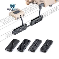 wadsn wire guide pressure remote switch mlok keymod system laser flashlight cable management airsoft metal weapons accessories