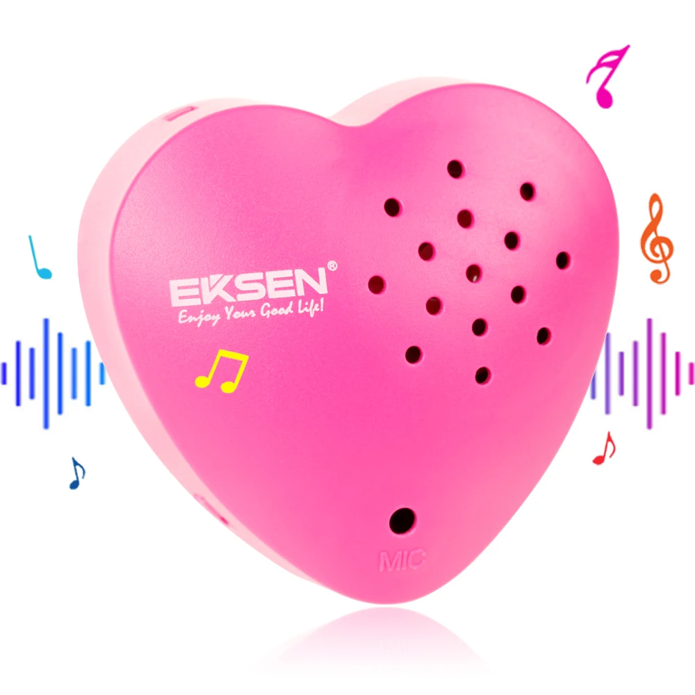 Диктофон в форме сердца миниатюрная звуковая коробка для разговора записываемые