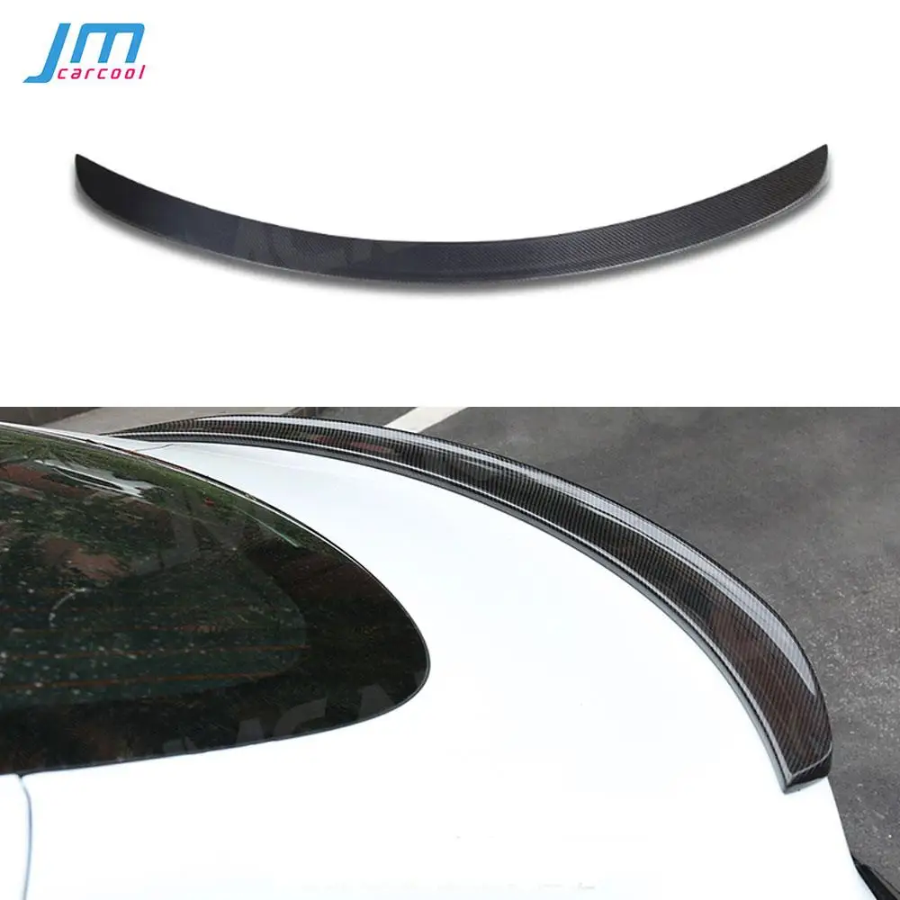 

Задний спойлер из углеродного волокна для Tesla Model 3 Sedan 4 Door 2016-2020 крылья FRP отделка багажника стикер автостайлинг