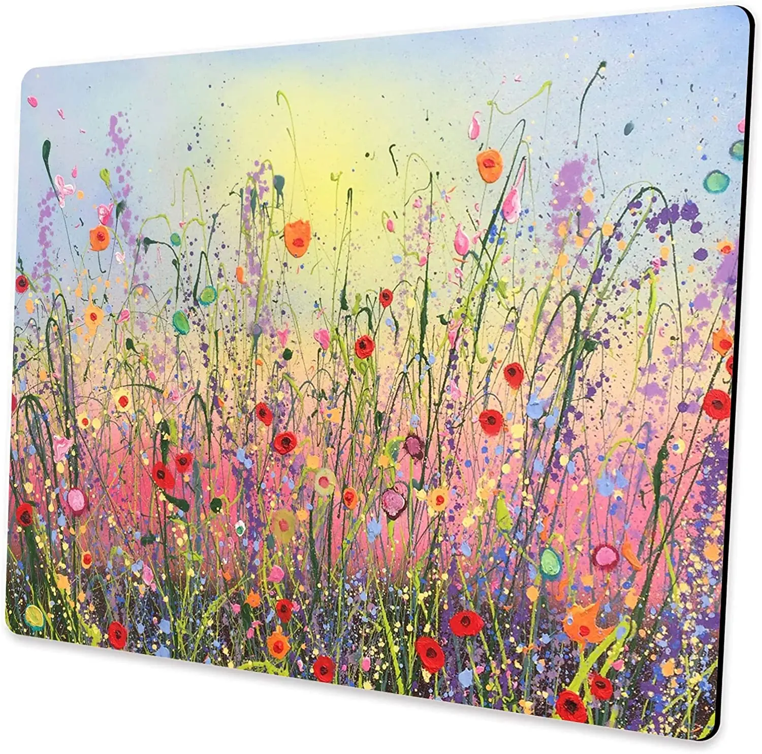 

Watercolor Flower Mouse Pad Unique Design Anti-Slip Rubber Base Mouse Pad for Desktop Computer and Laptop Mouse Pad 9.5X7.9 Inch