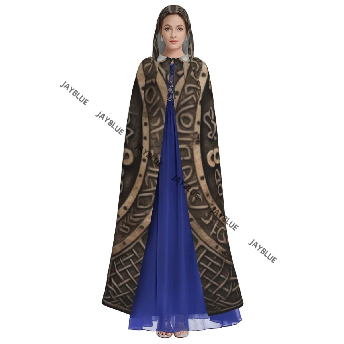 Косплей плащ с капюшоном полиэстер