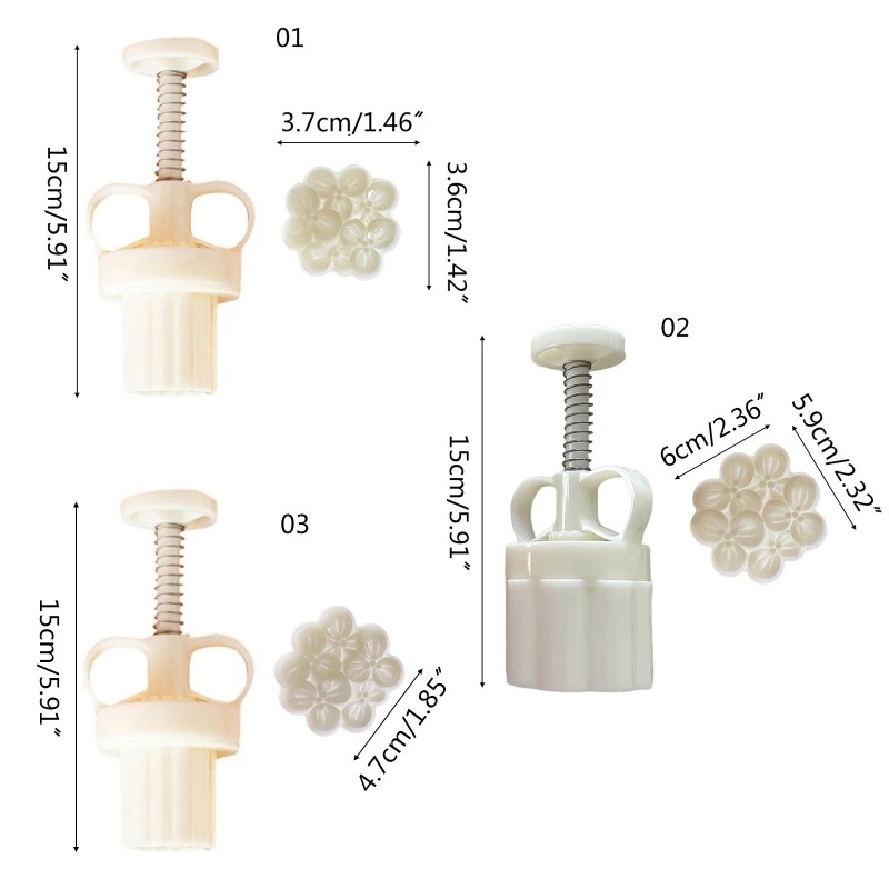 Пластиковые формы для лунного кекса сделай сам штампы выпечки в форме османтуса