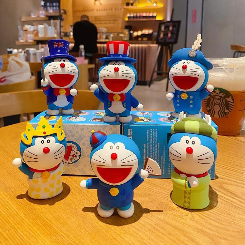 

Аниме Doraemon со всего мира, кукла ручной работы, коллекционная аниме-фигурка, универсальное украшение, подарки на день рождения для друга