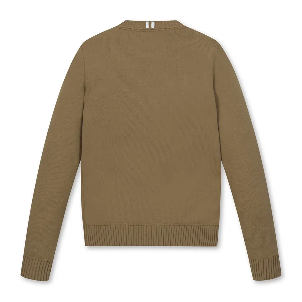 Женский вязаный свитер для гольфа изысканный дизайн вышивка букв элитный тренд