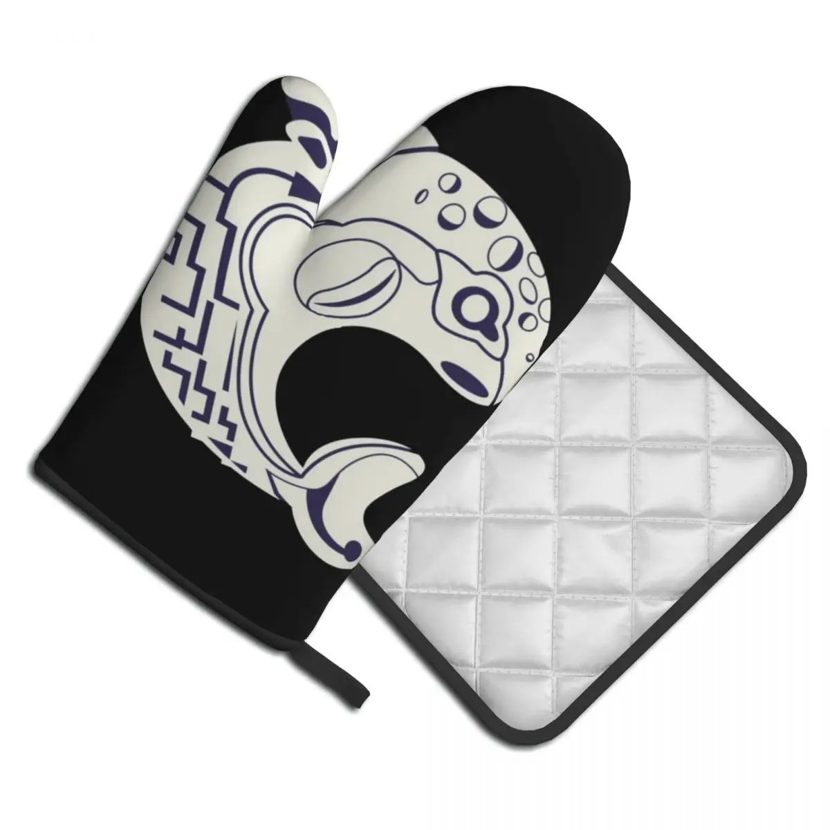 

Бездны свисток сделано в Бездне рыба 2 шт. варежки Горячая Подушка ozen lyza выпечка готовка кухня перчатки барбекю хлебобулочные антинагревате...