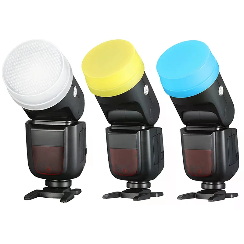 Фото V1 AD100Pro AD200 AD200Pro Flash Белый Синий Желтый Диффузор Софтбокс Чехол №3