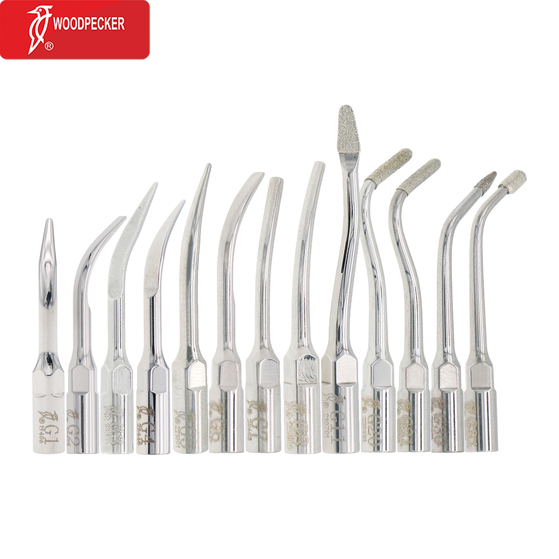 

Woodpecker Dental Ultrasonic Scaler Tips Endo Perio Scaling Dental Products Fit Woodpecker EMS G1 G2 G3 -G8 G11 G20 G21 G30 G31