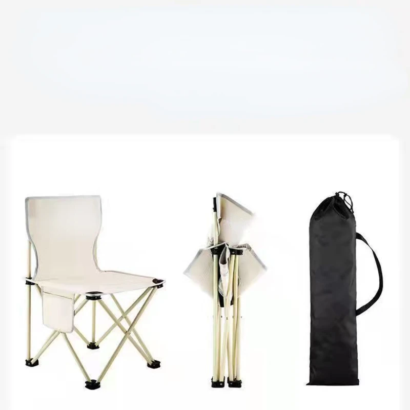 

Уличный складной стул, портативный стул для кемпинга, пикника, рыбалки, спинка, стул для рисования, пляжное кресло, оборудование для кемпинг...