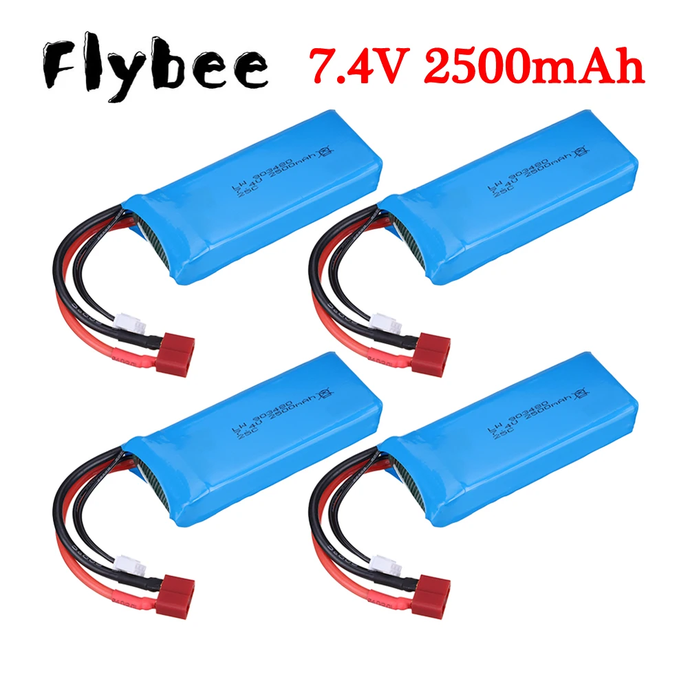 2s RC Lipo Battery 7.4v 2500mAh Drone for Syma X8C X8W X8G X8 X8HC X8HG X8HW HQ899 T70CW Quadcopter Spare Parts