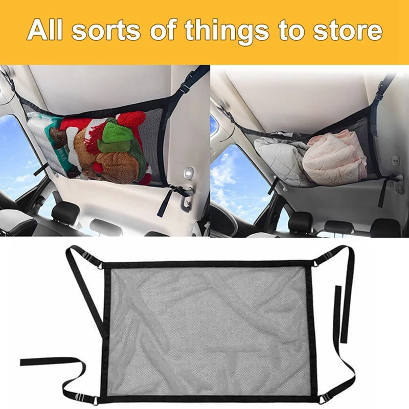 

Mesh Trunk Car Organizer Net goods Universal Storage Rear Seat Back Stowing Tidying Auto Accessories Travel Pocket Bag Network