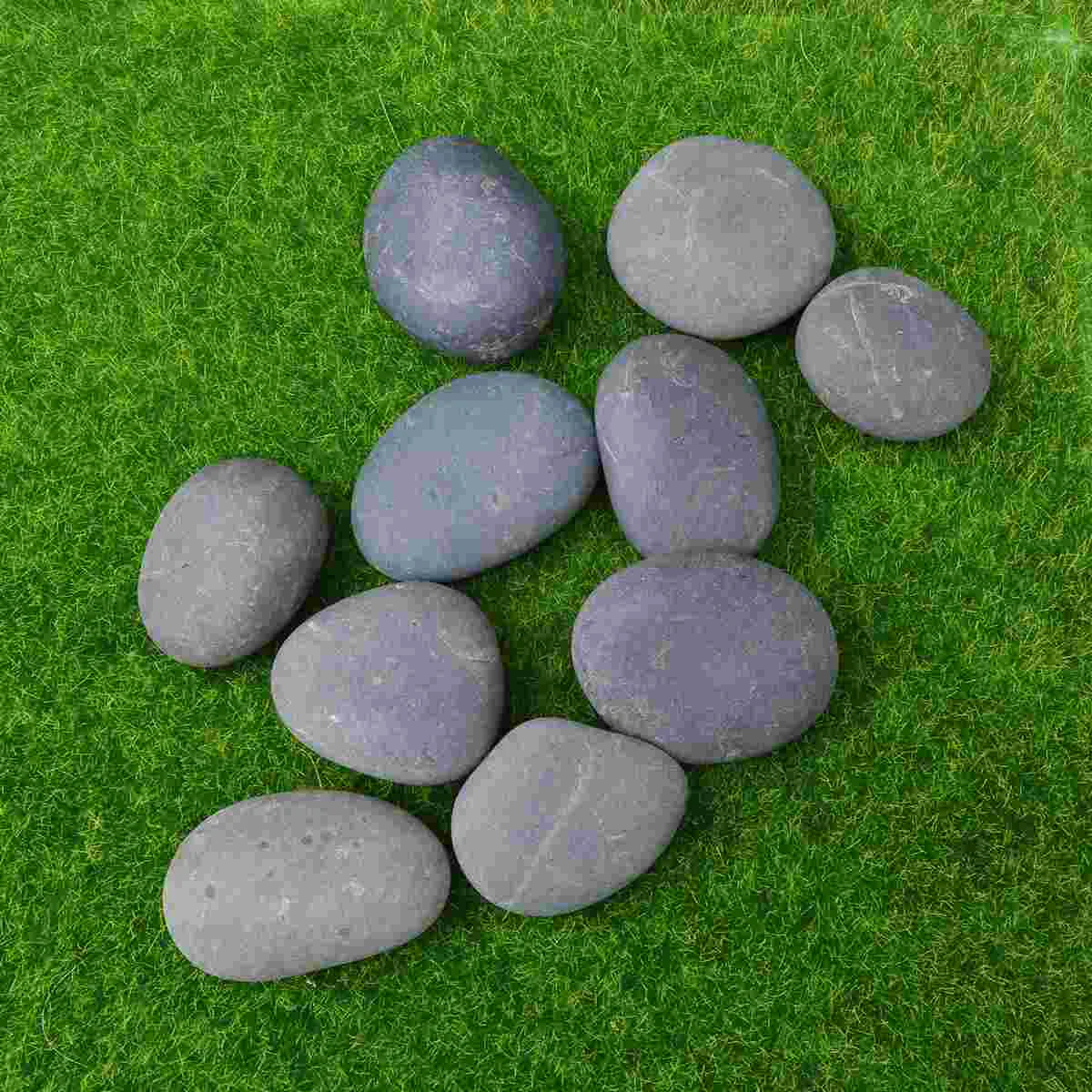 

10pcs Painting Rocks Kindness Stones Smooth Surface River Pebble Stones for DIY Crafts Painting 4- 6cm