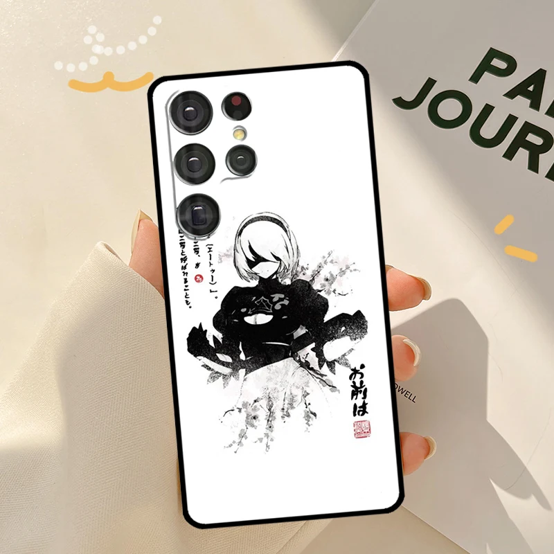 Чехол NieR Automata 2B для Samsung Galaxy S21 S22 Ultra Note 20 S20 FE S8 S9 S10 10 Plus чехол телефона |