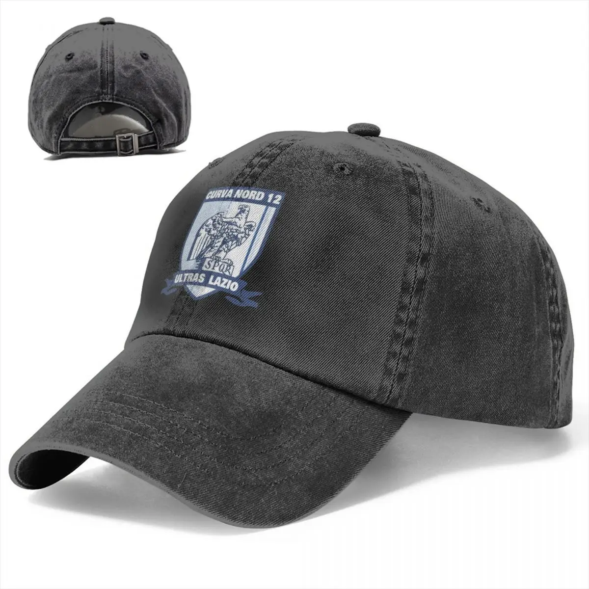 

Tributo Ultras Lazio Curva Nord 1900 Women's Men's Summer Hats Bonnets For Deepen Large Brim Adjustable Racing Cap Breathable