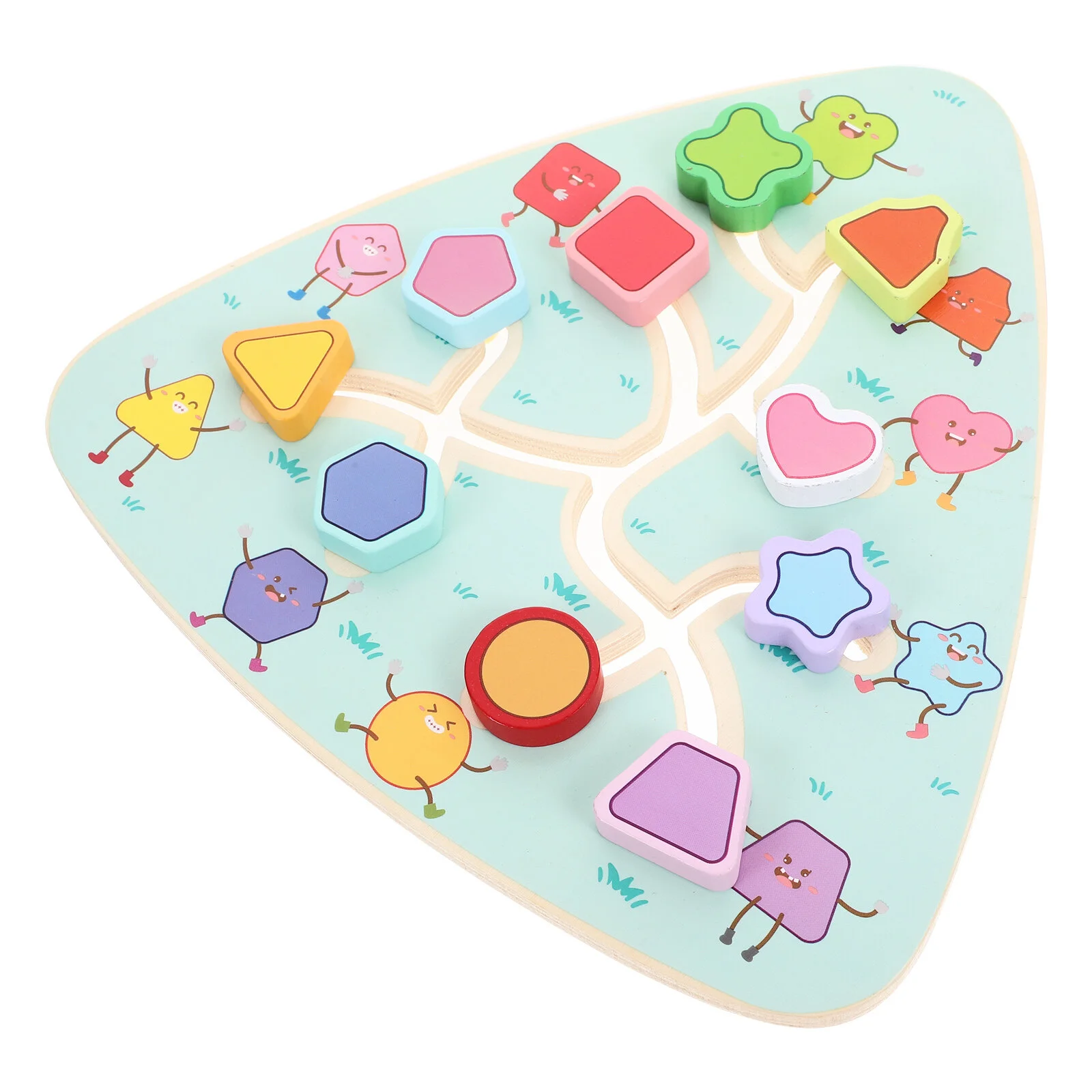 

Board Game Plaything Kid Toys Board Interactive Maze Game Wooden Plaything Plate Educational Early Parent-child