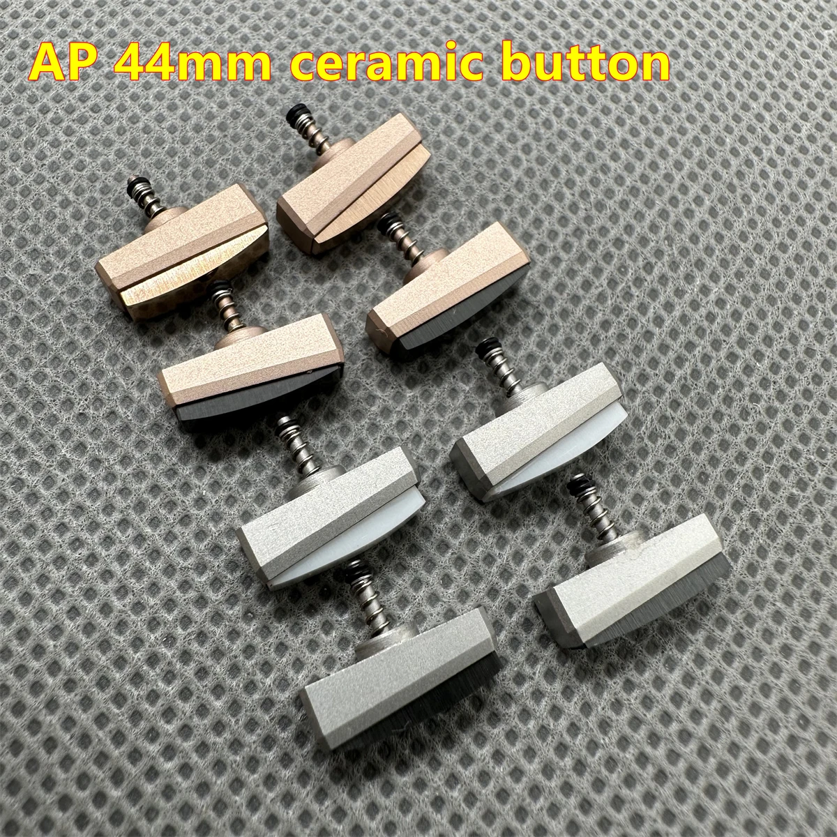 

Запчасти для часов Royal Oak, стальная керамическая кнопка для 44 мм AP 264xx, запчасти для хронографа