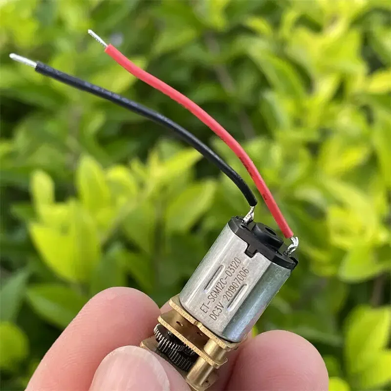 Полностью металлический мотор-редуктор Micro N20 двигатель постоянного тока 1 5 В 3 7 220