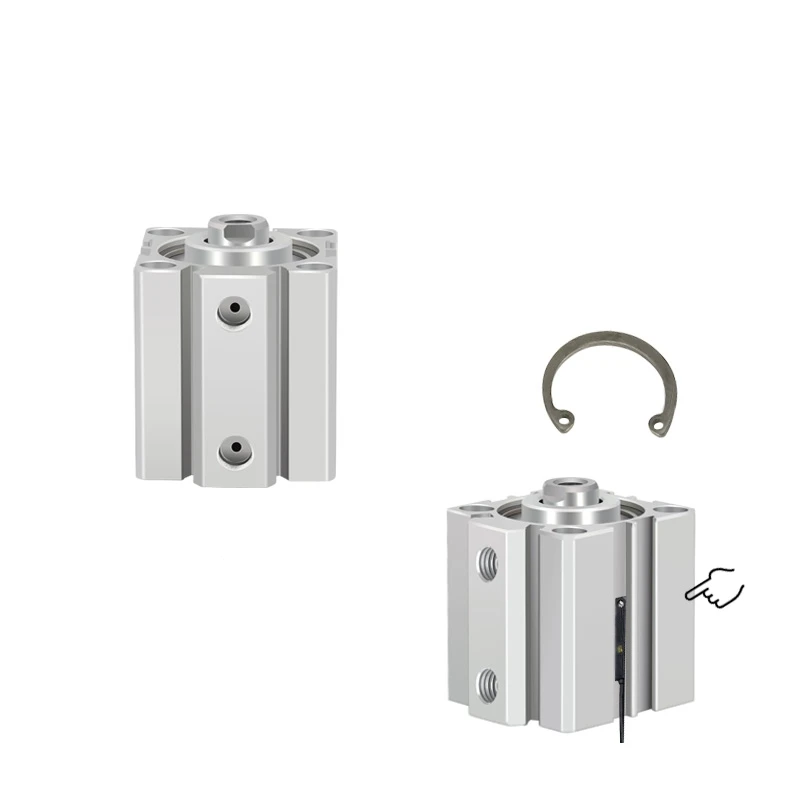 SDA SDA12 SDA16 Женский SDA32 SDA40 AirTAC Тип SDA20 SDA25 SDA50 SDA63 SDA80 Воздушный цилиндр Пневматический