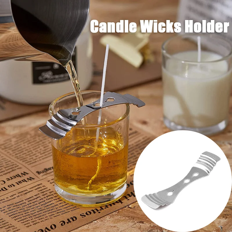 

1 PCS Kitchen Accessories Metal Candle Wicks Holder Centering Device Candle Making Kit Supplies Wax Melt Core Auxiliary Tool