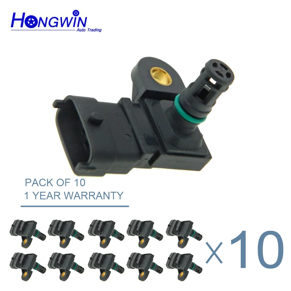 

10 pcs 24527125 Manifold Absolute Pressure MAP Sensor For Wuling NF66 A2C53346366 More sensors please come to the store