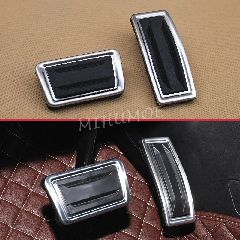 

Нескользящая накладка на педаль газа из нержавеющей стали, аксессуары для Cadillac XT5 Chevrolet Blazer GMC Acadia