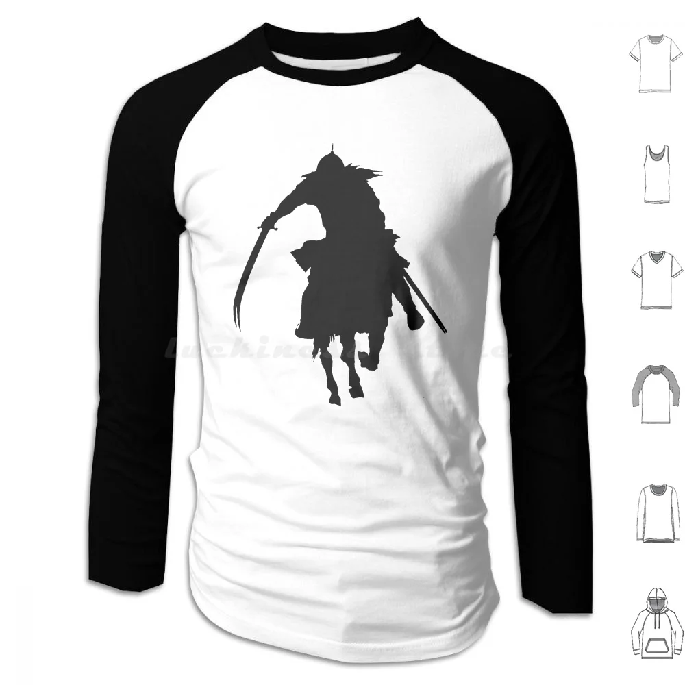 

Толстовка с капюшоном с длинным рукавом и принтом «Военная лошадь»