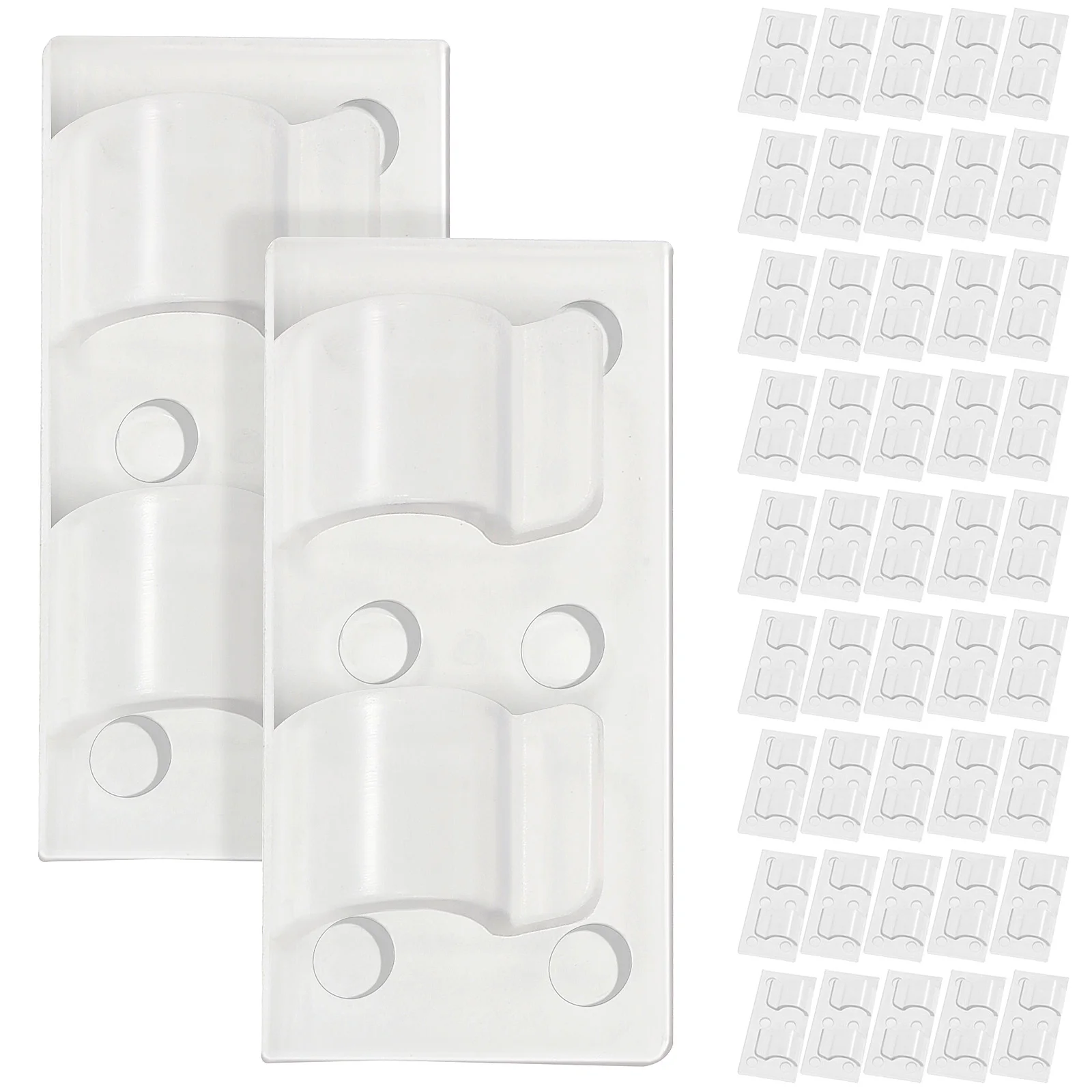 

50 Pcs Wire Fixer Clips Wire Organizers Wall Multifunctional Wire Fixers for Household Appliances