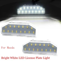 2pcs white led license number plate lights for mazda rx 8 rx8 2004 2012 mazda 6 atenza gh 2007 2012 oem gs1d 51 270d ff1451270
