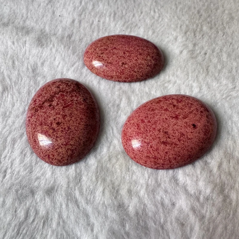 Оптовая продажа 2 шт./Партия красная императорская яшма бисер кабошон 30x40 мм