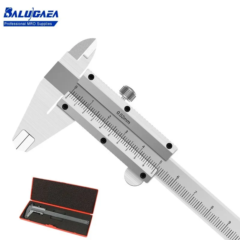 

Нониусный Калибр 0-150 мм 0-200 мм Точность 0,02 мм Калибр из нержавеющей стали метрический микрометр измерительные инструменты