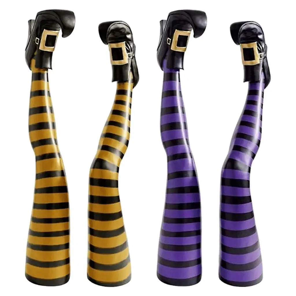 1 paar Wicked Witch Legs Prop Yard Garden Screaming Decor Supplies