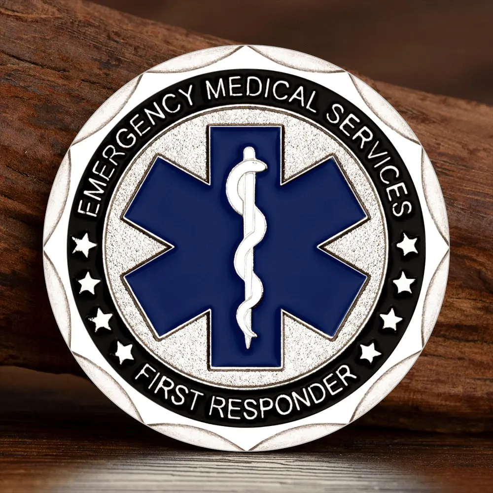 

Посеребренная памятная монета "Экстренная медицинская помощь"