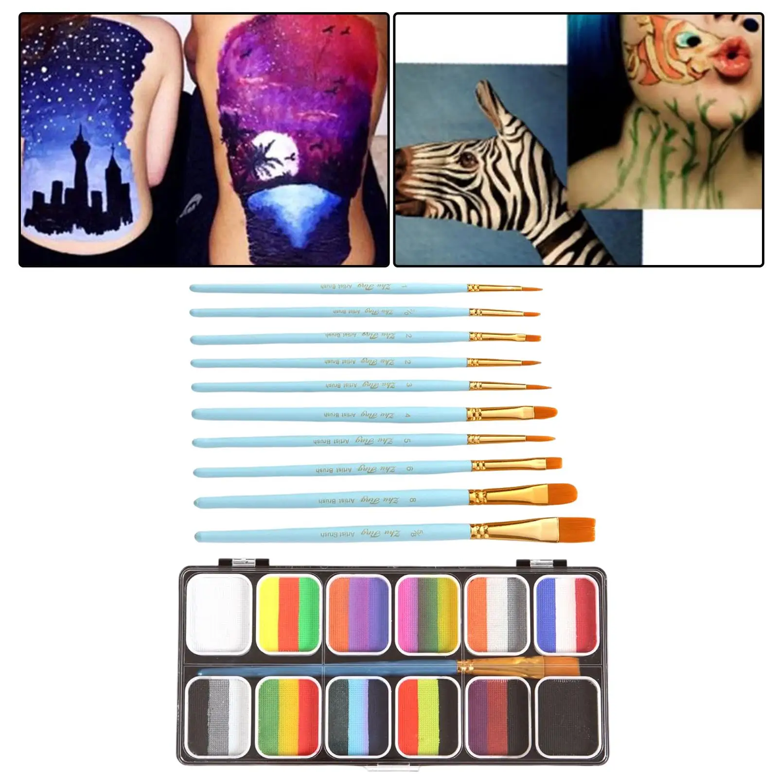 

1 Face Body Paint Cosmetic for Halloween Party Festival