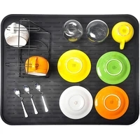 45 5x58 3cm silicone dish drying mat large durable mats for drying dishes on kitchen counter silicone rubber mats for drying