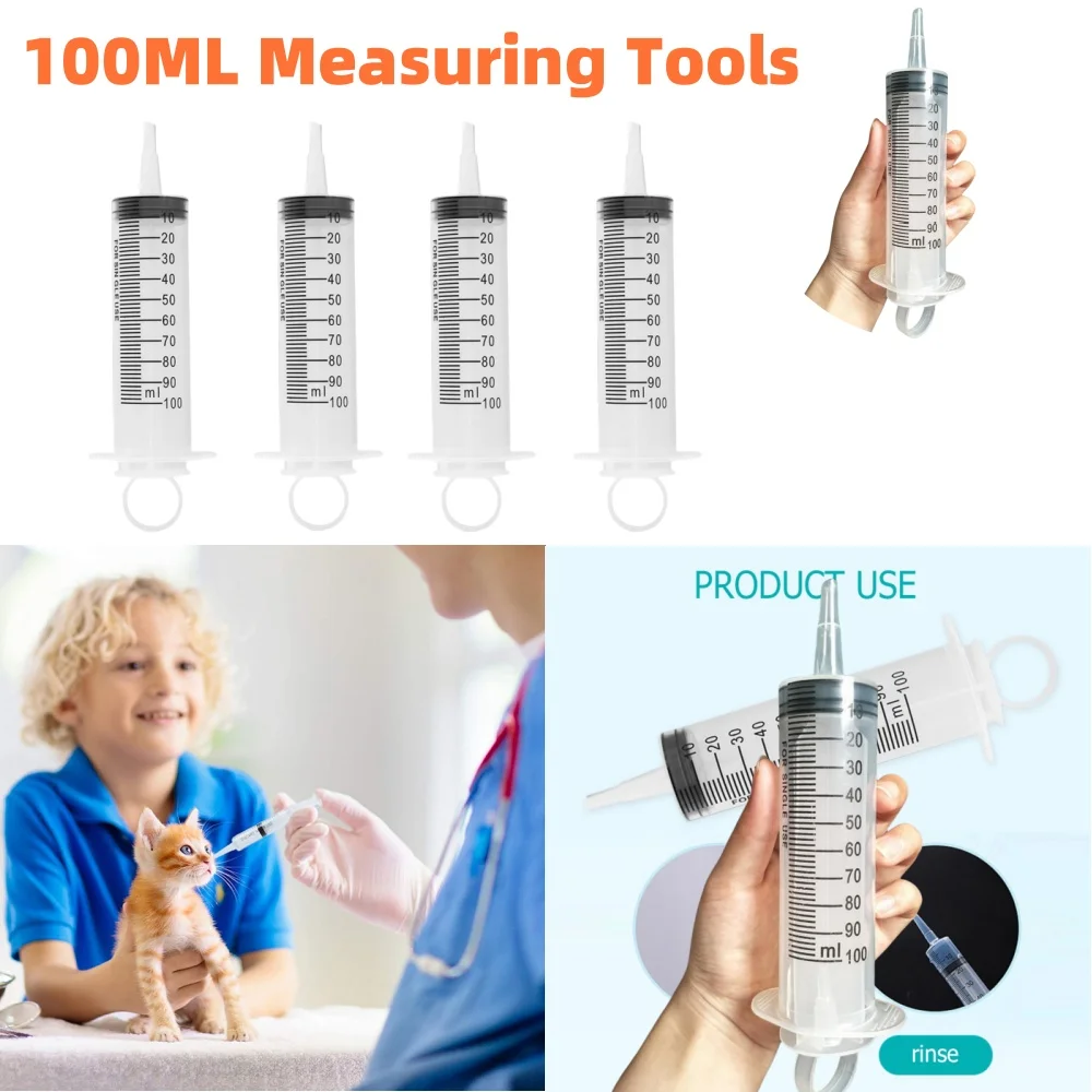 100 Мл Без Иглы Шприц Для Кормления Собак Портативная Бутылка Воды Больших