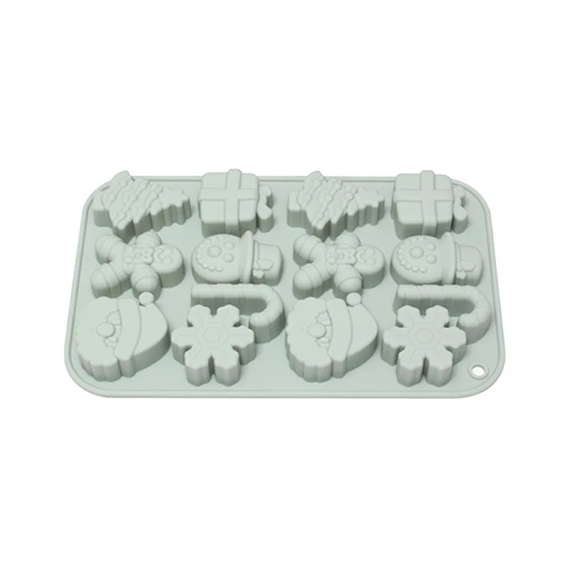 14 шт./компл. рождественская форма силиконовая для шоколада Пента-Клаус пряничный